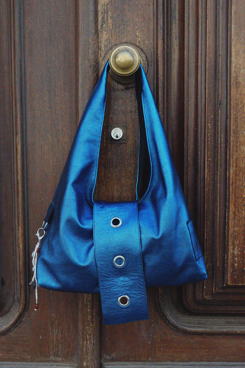 The Polly Bag in Electric Blue x Ana Teixeira Studio