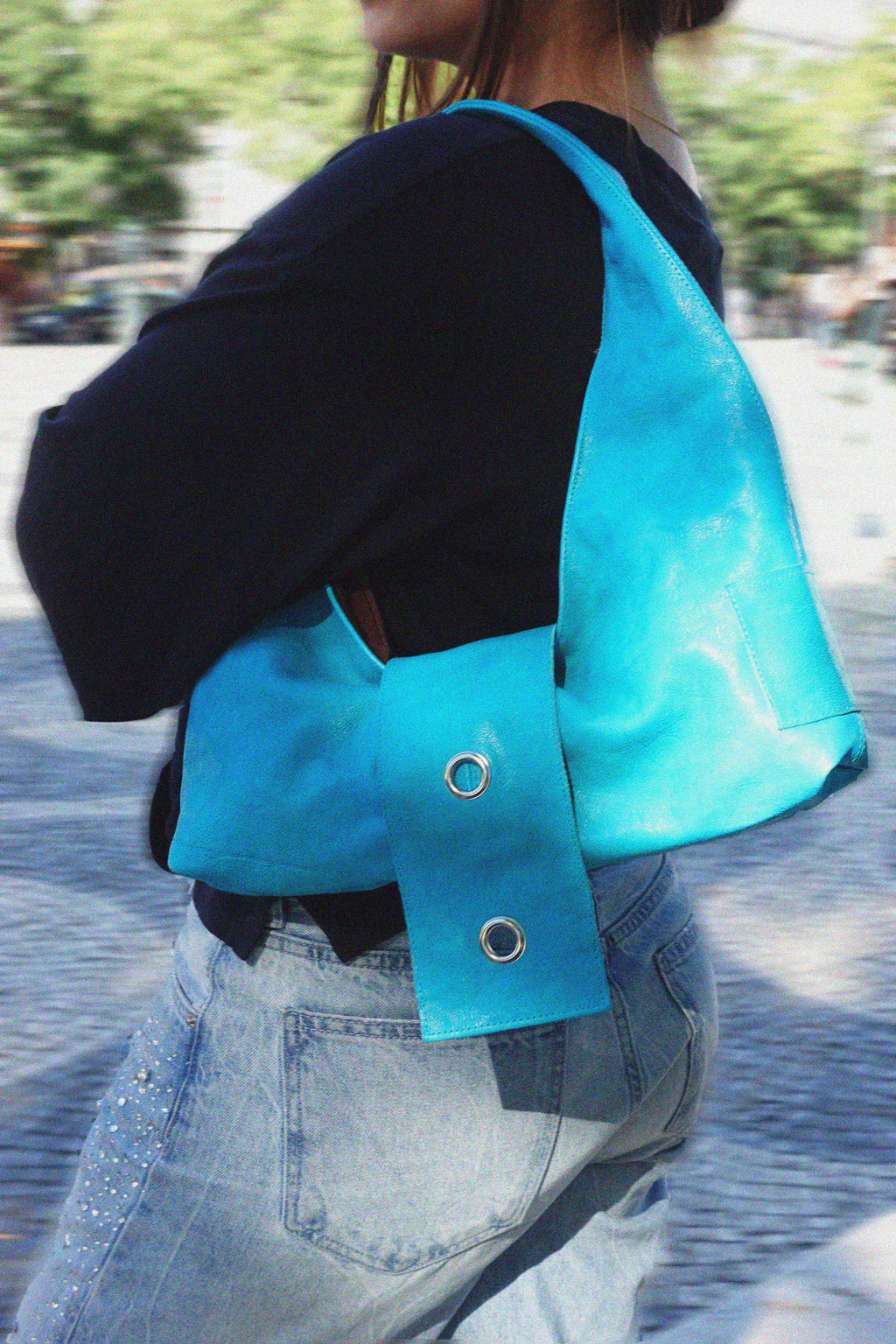 Polly Bag in Turquoise x Ana Teixeira Studio