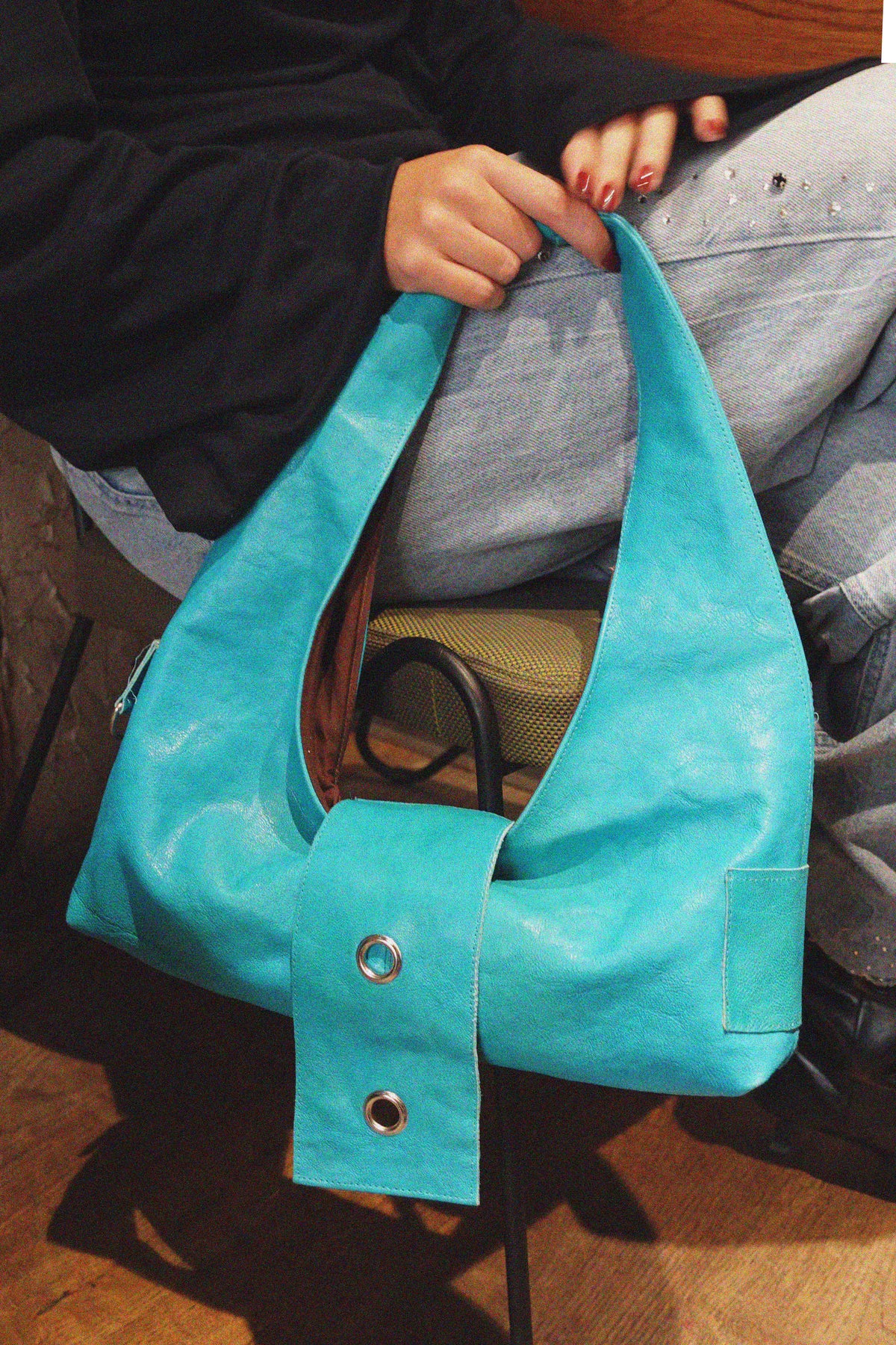 Polly Bag in Turquoise x Ana Teixeira Studio
